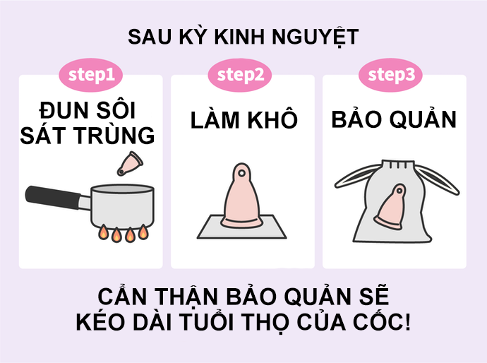 Cách Vệ Sinh Cốc Nguyệt San