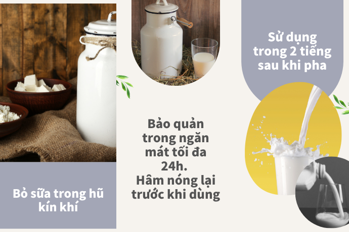 Cách Pha Và Cách Bảo Quản Sữa Non Cho Bé