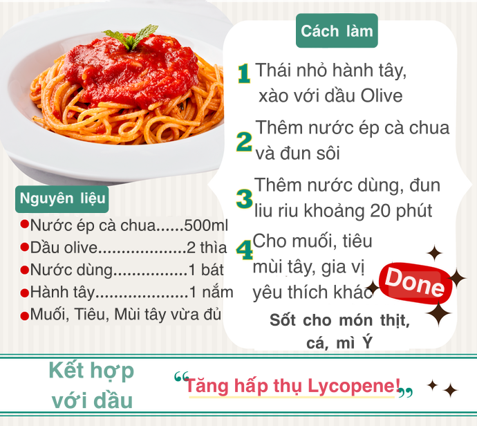 Chế Biến Món Ăn Với Nước Ép Cà Chua