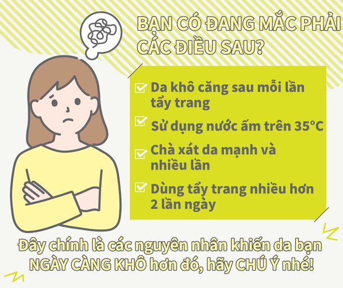 Nguyên Nhân Khiến Da Bạn Bị Khô Là Gì?
