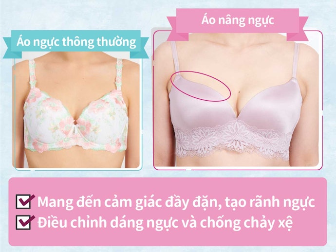 Điểm Khác Biệt Giữa Áo Nâng Ngực Và Áo Ngực Thông Thường