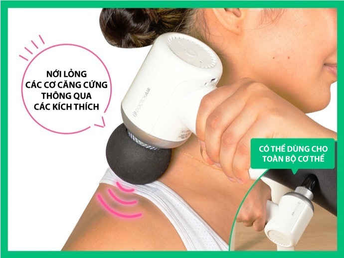 Súng Massage Cầm Tay: Giãn Cơ, Giảm Đau Hiệu Quả
