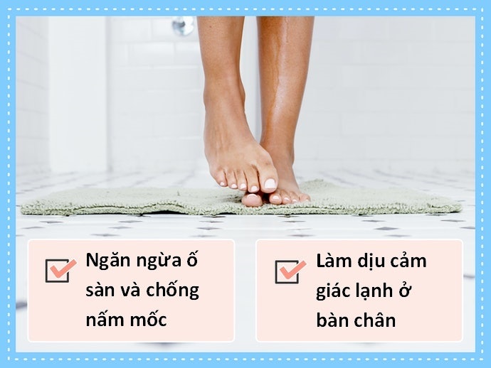 Công Dụng Của Thảm Lau Chân Nhà Tắm