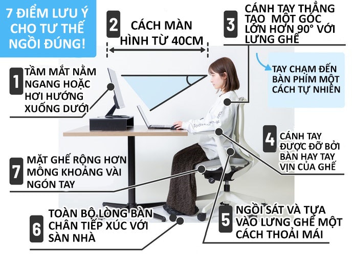Tư Thế Làm Việc Đúng Chuẩn