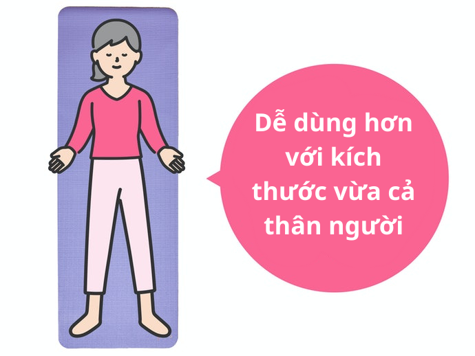Chọn Thảm Yoga Dài Hơn Chiều Cao Của Bạn