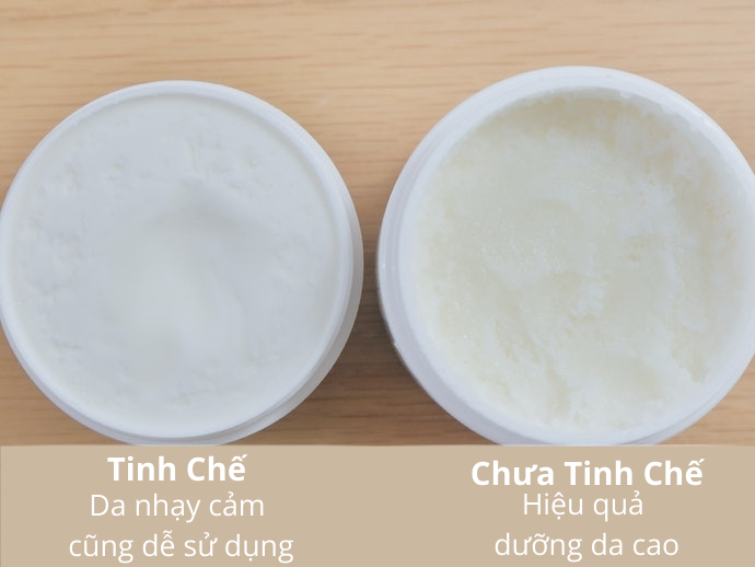 Chọn Shea Butter Tinh Chế Hay Chưa Tinh Chế?