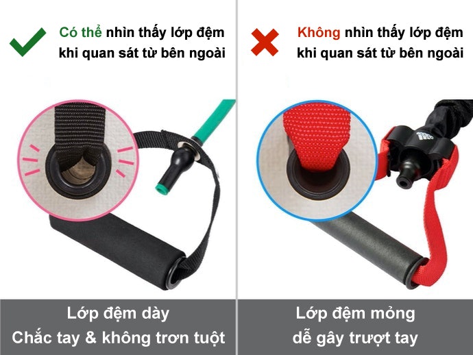 Cầm Nằm Chắc Chắn Với Tay Cầm Được Trang Bị Lớp Đệm Dày