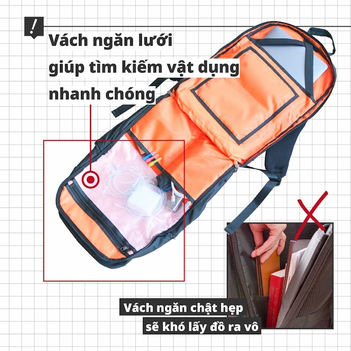 Chú Ý Đến Bố Cục Của Balo