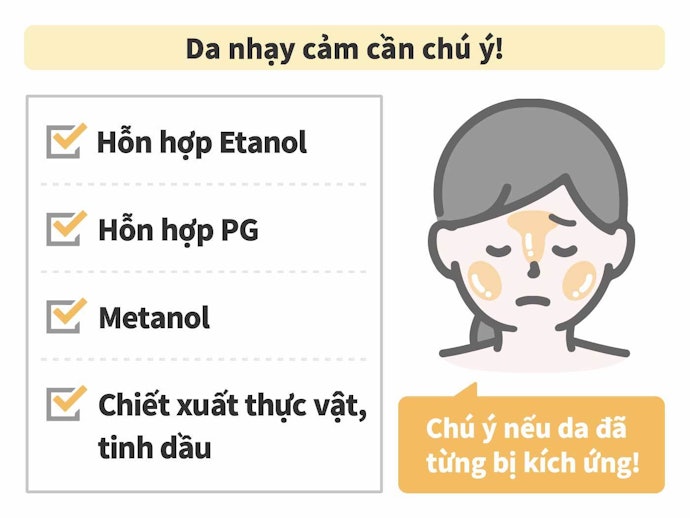 Nếu Da Mắt Nhạy Cảm, Cần Chú Ý Các Thành Phần Dễ Gây Kích Ứng Da