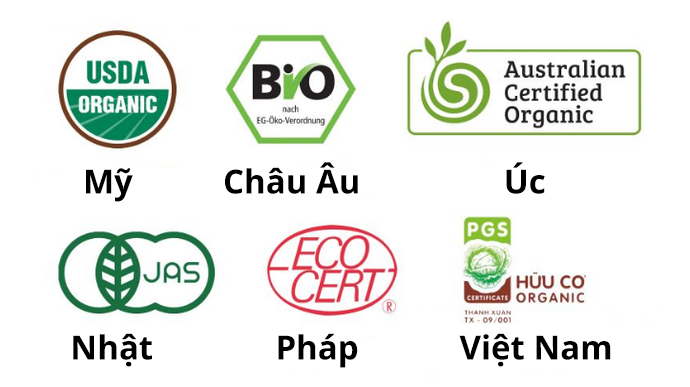 Lưu Ý Các Chứng Nhận Khi Chọn Sản Phẩm Hữu Cơ