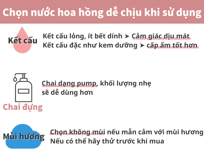 Chọn Sản Phẩm Có Kết Cấu Và Mùi Hương Dễ Chịu