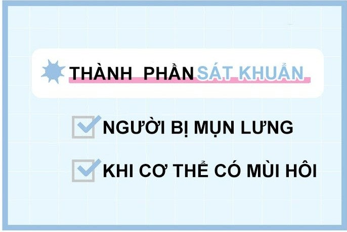 Thành Phần Diệt Khuẩn: Chỉ Nên Dùng Khi Da Có Vấn Đề