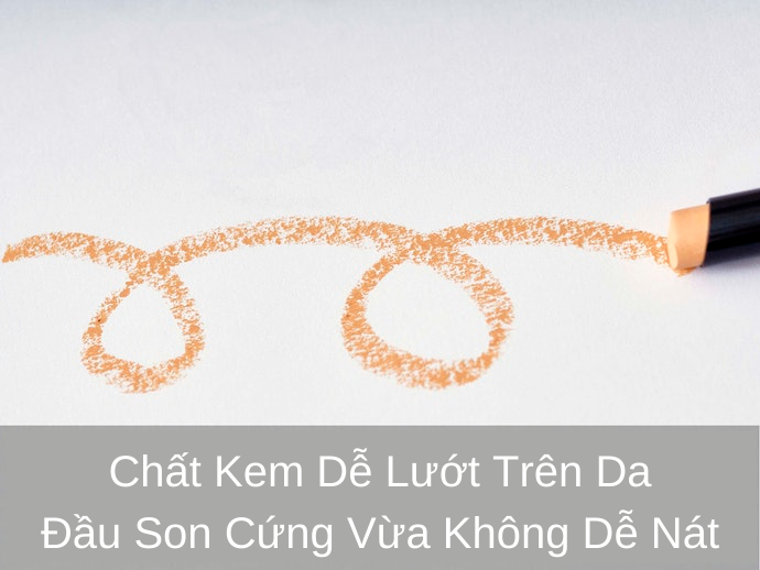 Độ Cứng Vừa Phải Sẽ Không Ảnh Hưởng Đến Khả Năng Lên Màu Của Son Chính