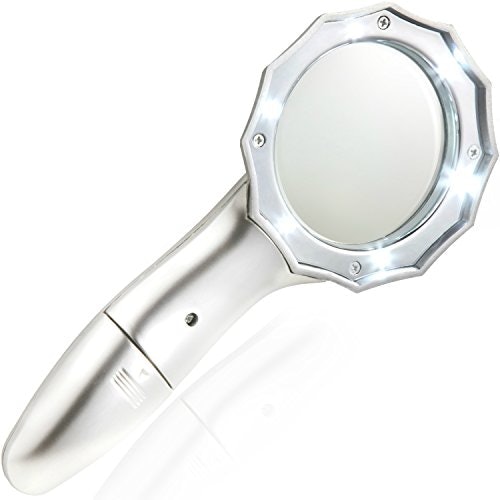 Kính Lúp Có Đèn LED Sử Dụng Thoải Mái Vào Ban Đêm
