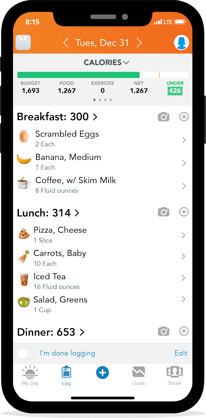 Chọn App Có Nhiều Dữ Liệu Về Thức Ăn