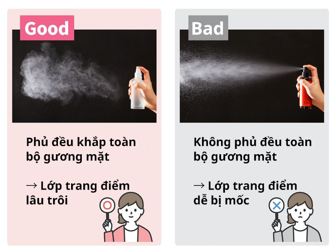 Chọn Loại Có Hạt Phun Sương Mảnh, Mùi Nhẹ