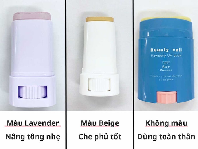 Chọn Màu Kem Chống Nắng Theo Nhu Cầu Sử Dụng
