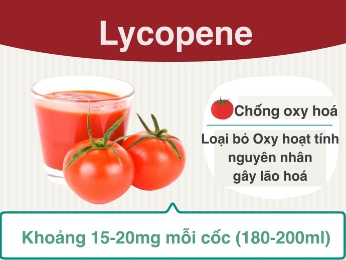 Lycopene - Con Đường Dẫn Đến Sức Khoẻ & Sắc Đẹp