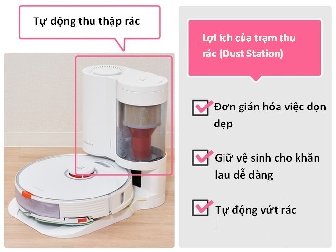 Chọn Sản Phẩm Có Trạm Thu Rác Đi Kèm