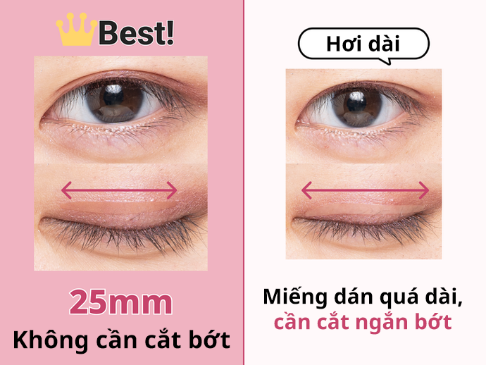 Lựa Chọn Độ Dài Phù Hợp Của Miếng Dán