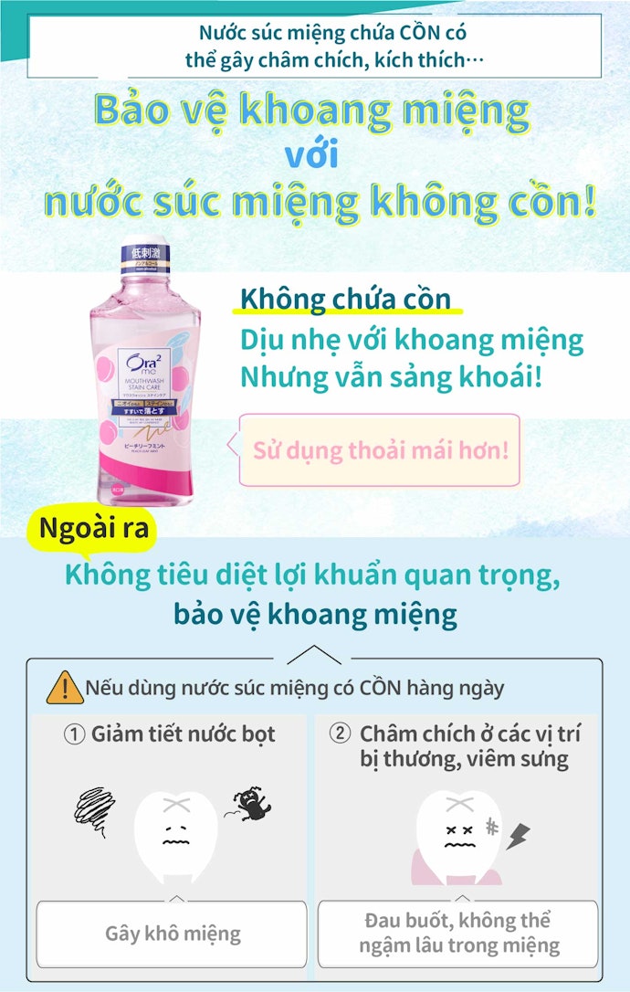 Chọn Loại Không Cồn Để Dùng Hàng Ngày