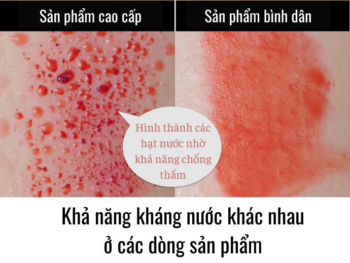 Dễ Tẩy Trang Và Kháng Nước