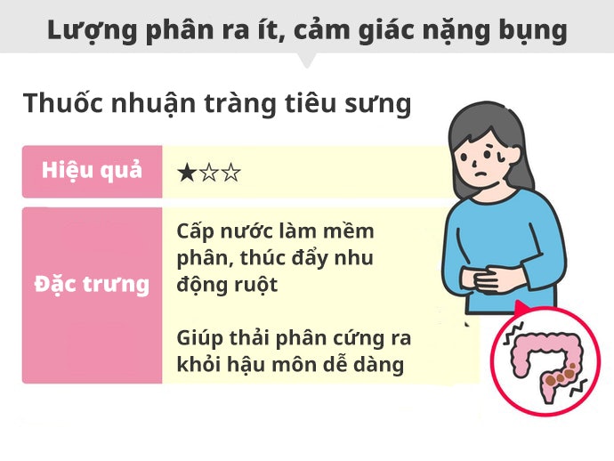 Thuốc Nhuận Tràng Tiêu Sưng: Lượng Phân Ít Và Cảm Giác Chướng Bụng
