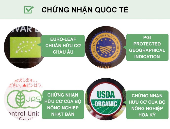 Chọn Sản Phẩm Có Chức Nhận Quốc Tế