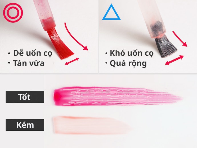 Cọ Sơn Dày Vừa Phải Sẽ Dễ Sơn Đẹp, Thích Hợp Cho Người Mới Bắt Đầu