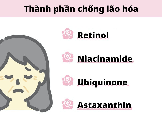 Da Có Nếp Nhăn: Chọn Thành Phần Chống Lão Hóa
