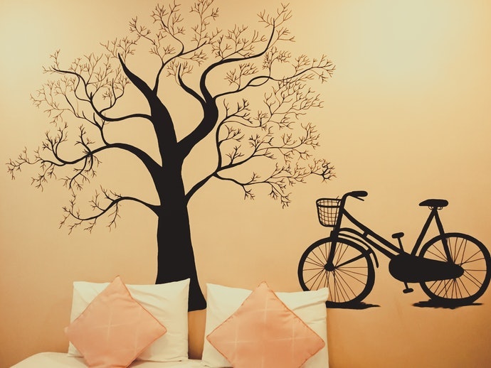 Decal Chủ Đề Thiên Nhiên Như Cỏ Cây Hoa Lá