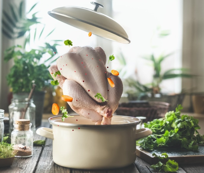 Đường Kính Nồi Trên 26 Cm Cho Con Gà Trên 1 Kg. Đường Kính Nồi Trên 30 Cm Luộc 2 Con Gà