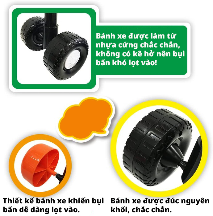 Lưu Ý Độ Bền Bánh Xe Khi Sử Dụng Ngoài Trời