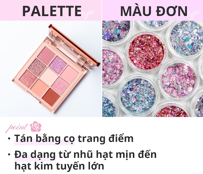 Nhũ Mắt Dạng Bột Dễ Dàng Kết Hợp Với Phấn Mắt