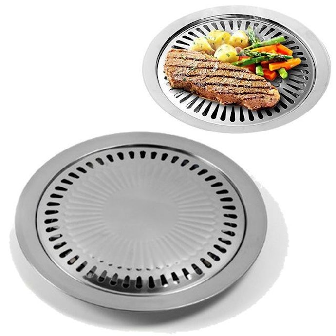 Vỉ Nướng Có Khe Rãnh Cho Món Nướng Nhiều Mỡ