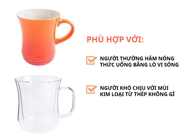 Sứ & Thuỷ Tinh: Tương Thích Với Lò Vi Sóng