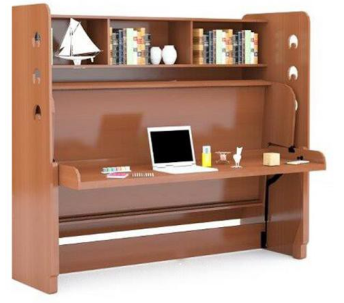 Phòng Ngủ Kết Hợp Làm Việc: Giường Kết Hợp Bàn