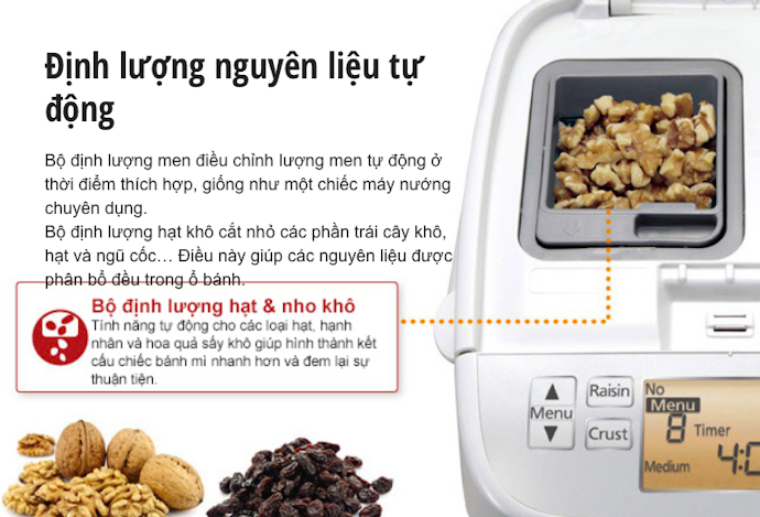 Chức Năng Bổ Sung Nguyên Liệu Tự Động