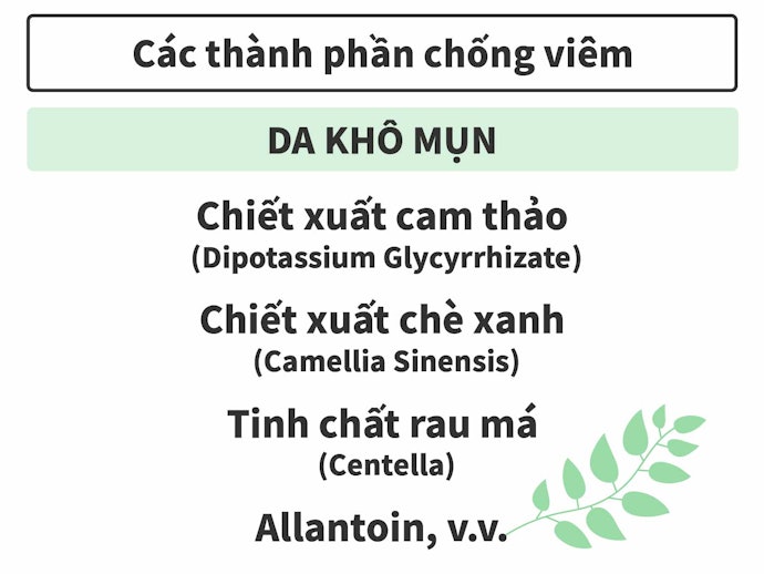 Da Khô Mụn: Tìm Sản Phẩm Có Thành Phần Chống Viêm