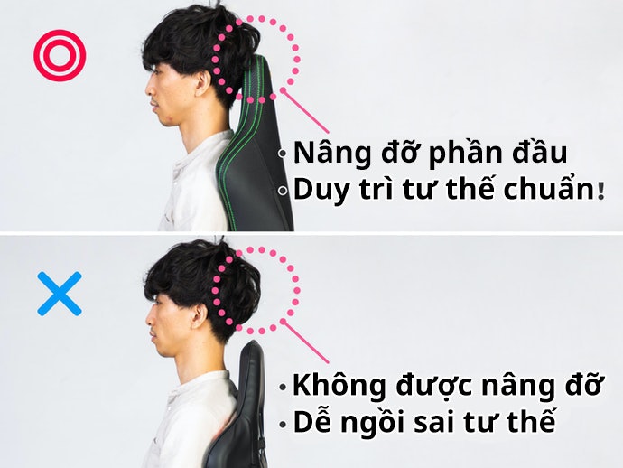 Chọn Ghế Gaming Có Tựa Đầu