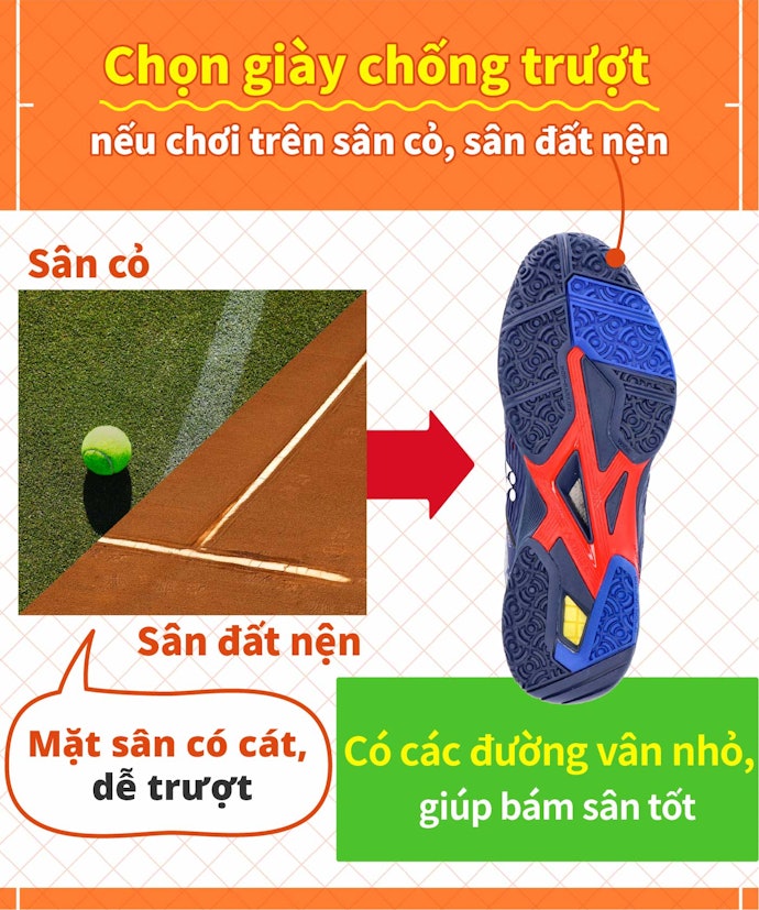Sân Omni, Sân Đất Nện: Giày Chú Trọng Chống Trượt