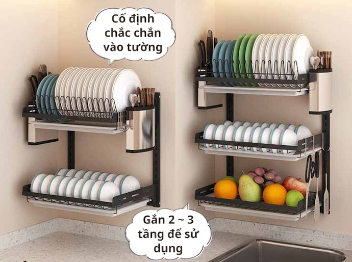 Kệ Treo: Tiết Kiệm Không Gian Và Sức Chứa Lớn