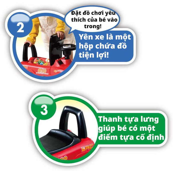 Tiện Lợi Hơn Với Xe Lắc Có Cốp Chứa Đồ