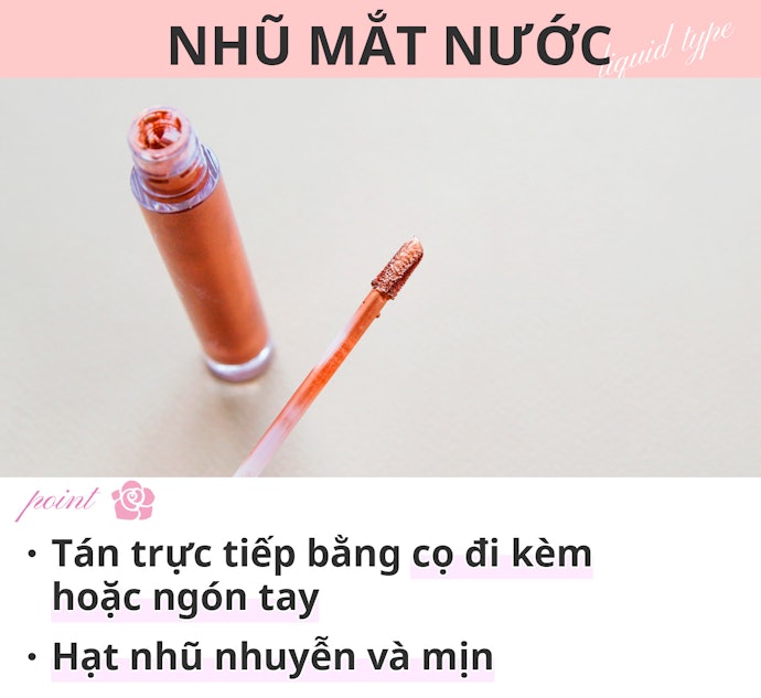 Nhủ Mắt Nước Dễ Tán, Thích Hợp Với Kiểu Trang Điểm Bọng Mắt