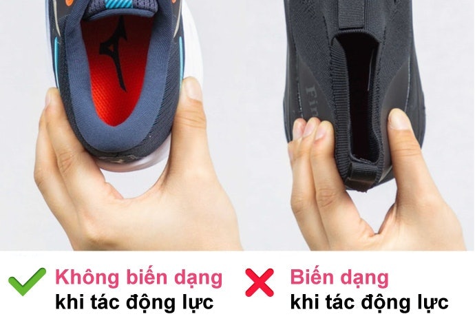 Phần Quanh Gót Có Độ Cứng Vừa Phải: Giúp Bạn Bớt Mệt Khi Chạy