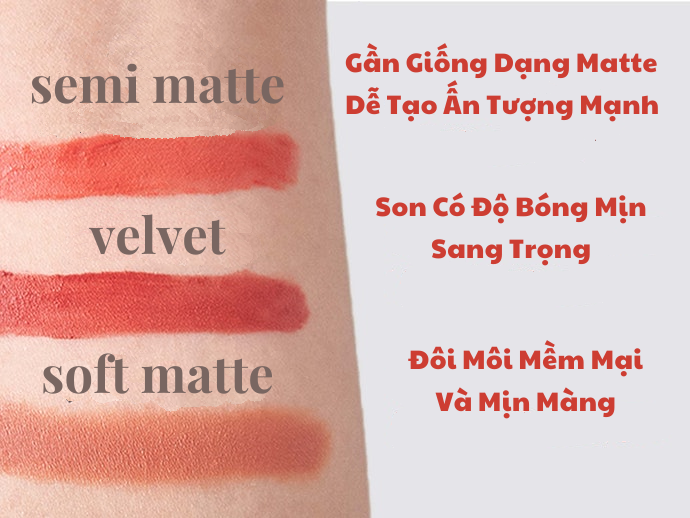Lựa Chọn Dựa Theo Chất Son