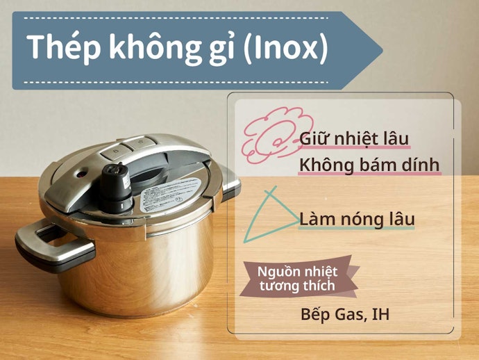 Nồi Inox: Giữ Nhiệt Lâu, Thích Hợp Cho Các Món Nấu Chậm