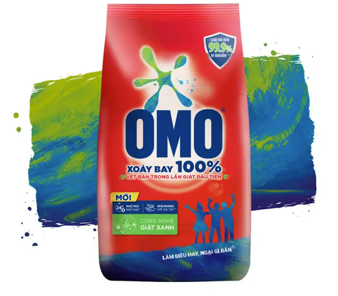 Bột Giặt OMO: Làm Sạch Vượt Trội, Kể Cả Các Vết Bẩn Cứng Đầu