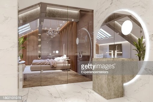 Tạo Nguồn Ánh Sáng, Decor Phòng Ngủ: Chọn Gương Đứng Có Đèn LED Hậu