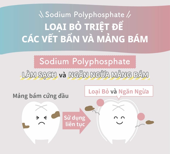 Sodium Polyphosphate: Giải Quyết Những Mảng Bám Do Thuốc Lá Và Thức Ăn